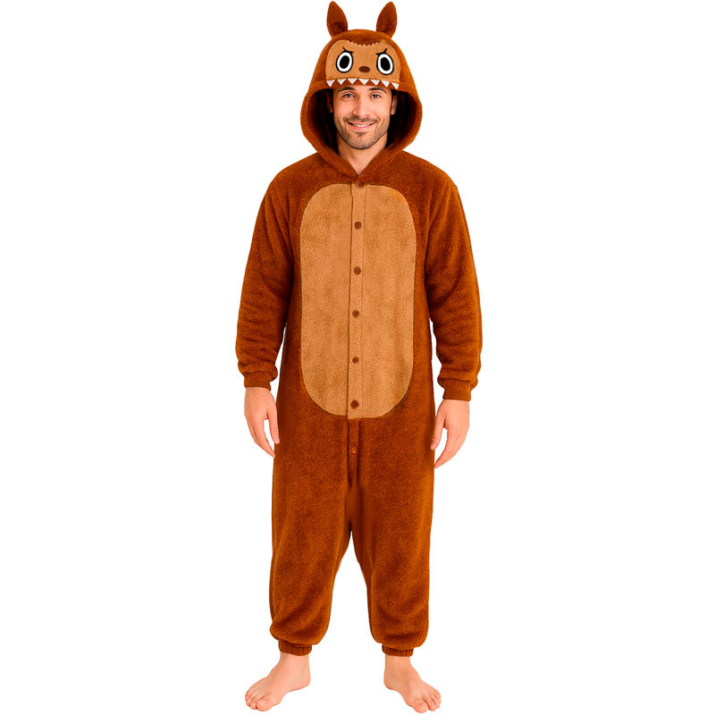 Kostým Labubu hnědý pro muže