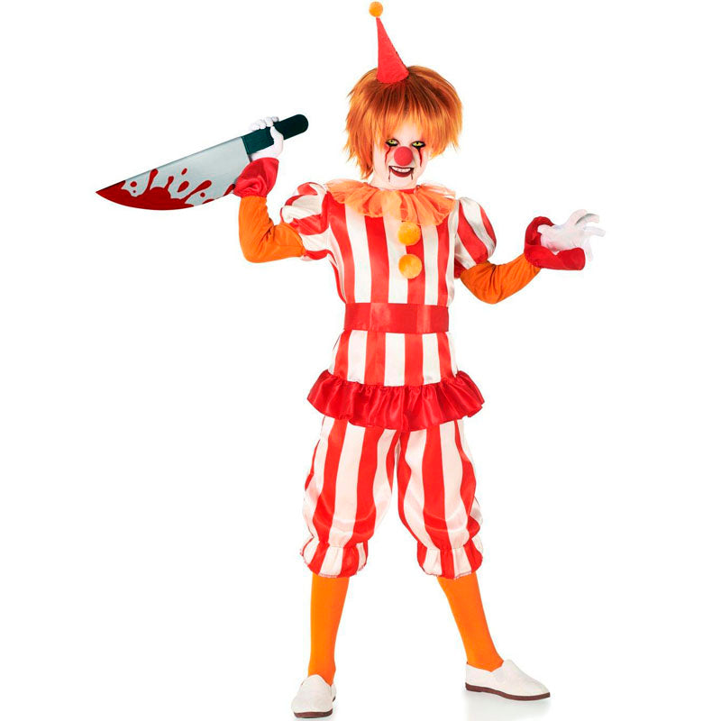 Disfraz de Payaso loco circo del terror infantil Niño