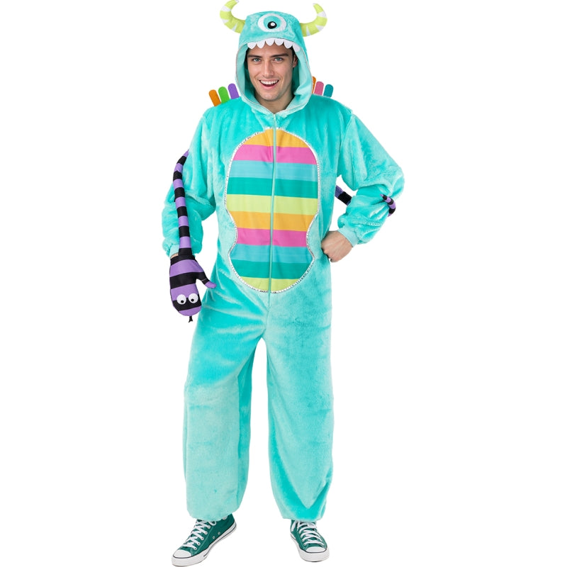 Disfraz de Monstruo Colorido para adulto