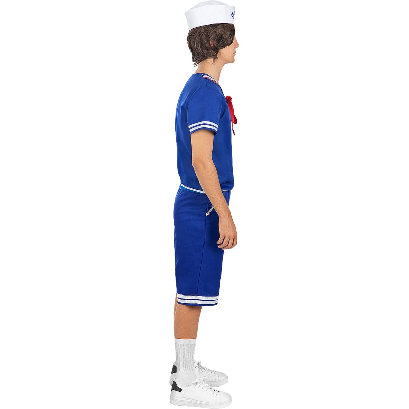 Disfraz de Steve Ahoy Stranger Things Oficial Netflix para hombre Perfil