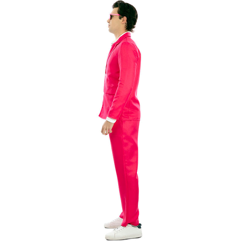 Disfraz de Traje divertido rosa neón adulto unisex Perfil