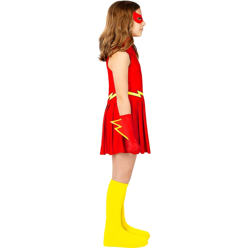 Disfraz de Flash para niña Perfil
