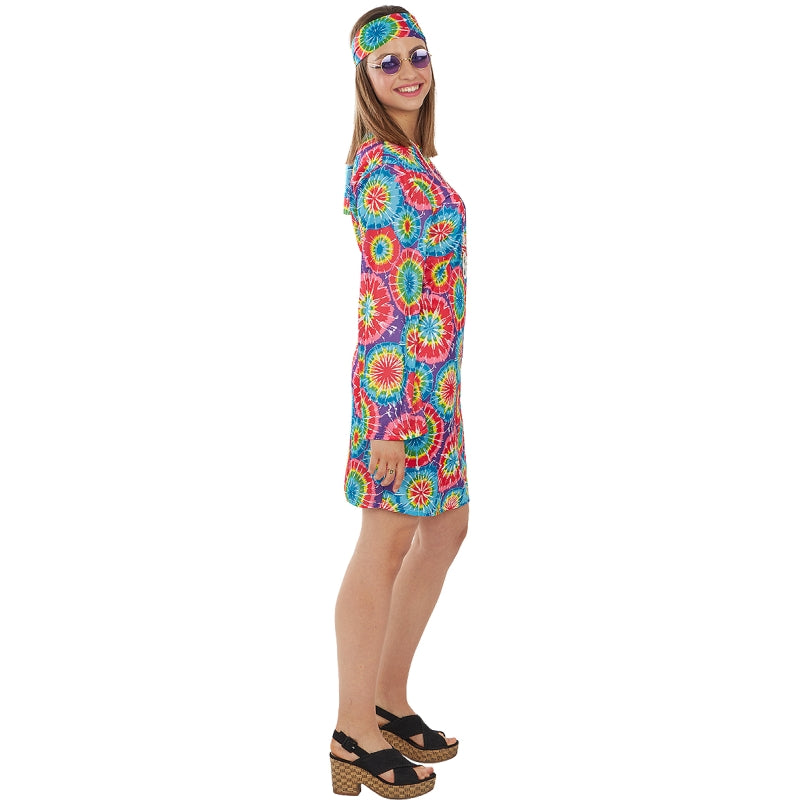 Disfraz de Hippie Años 60 para mujer Perfil