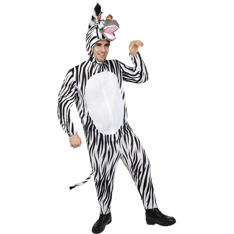 Disfraz de Marty Cebra película Madagascar adulto unisex
