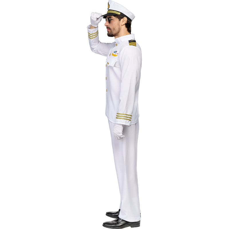 Disfraz de Capitán de la Marina para hombre Perfil