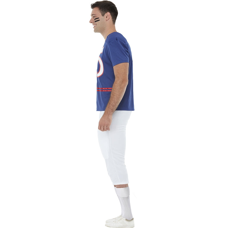 Disfraz de Jugador Rugby Universitario para hombre Perfil