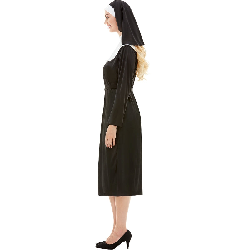Disfraz de Monja Clarisa para mujer Perfil