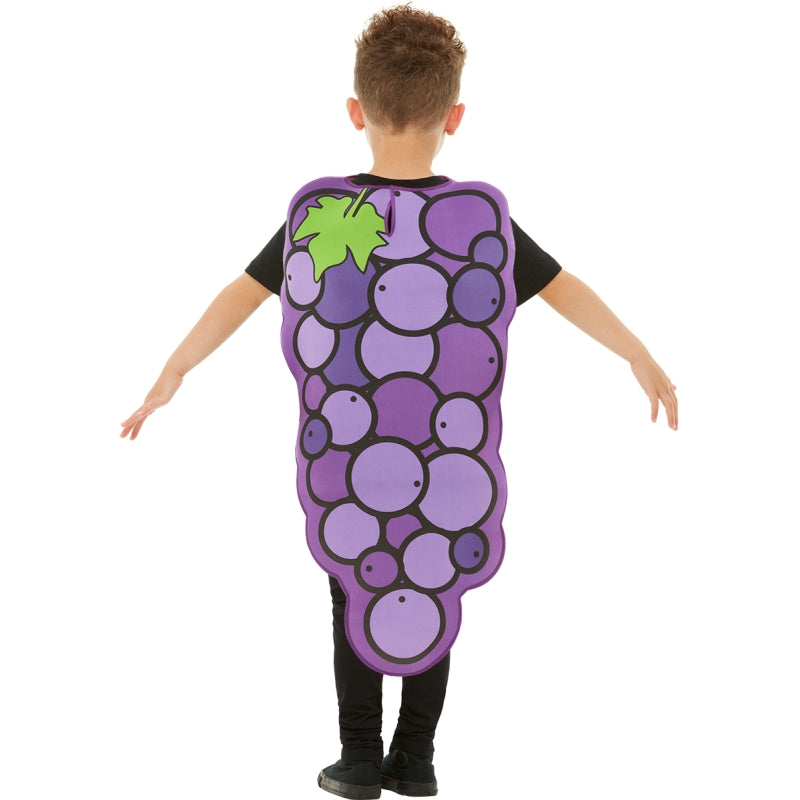 Disfraz de Uva infantil Espalda