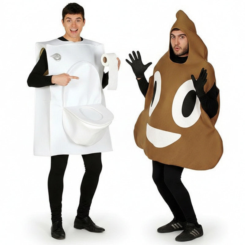 Pareja Retrete y Caca