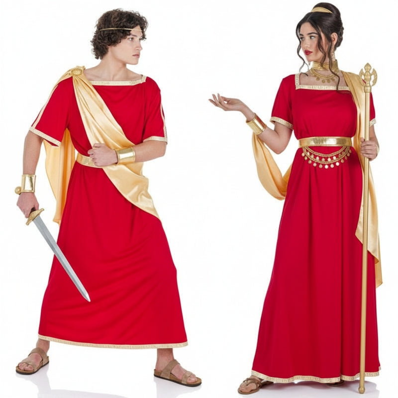 Pareja Romanos Rojos adulto