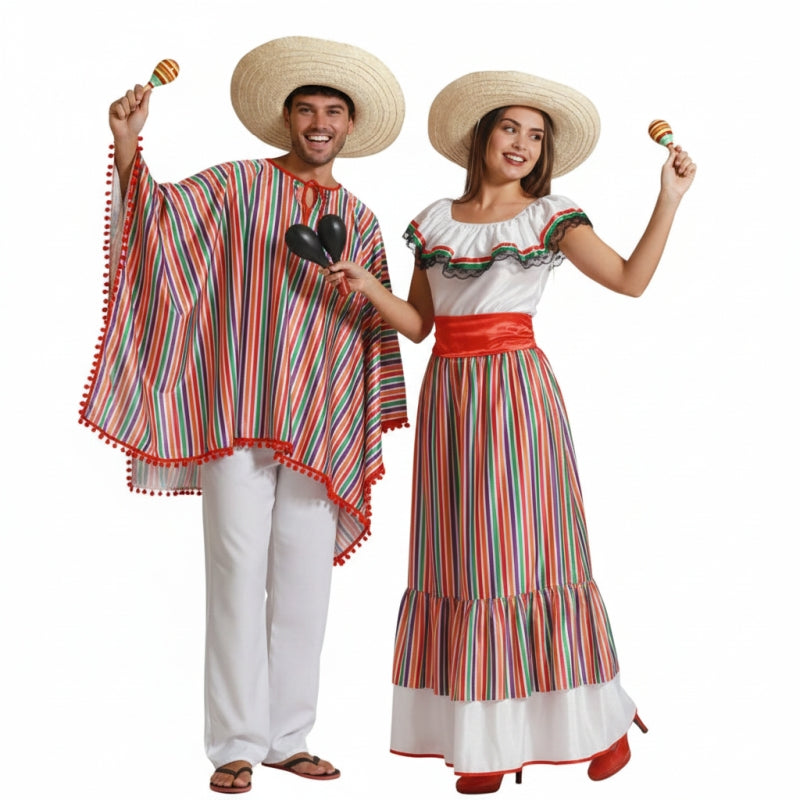 Pareja de Mexicanos Folclóricos