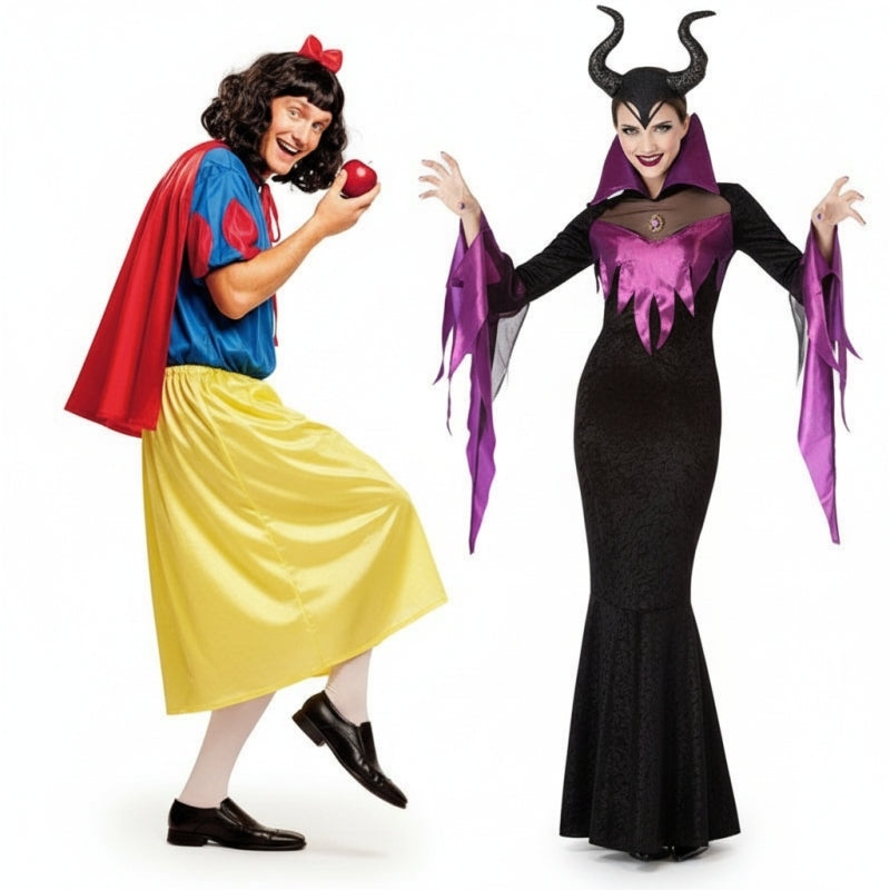 Pareja Blancanieves y Maléfica