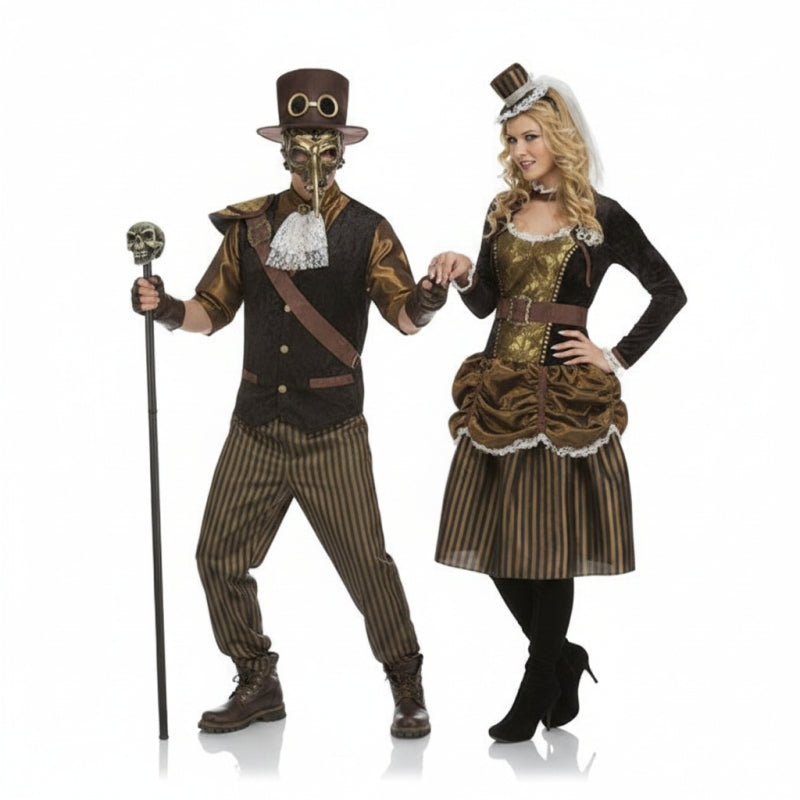 Pareja Steampunks