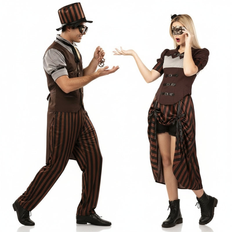 Pareja Steampunk Góticos