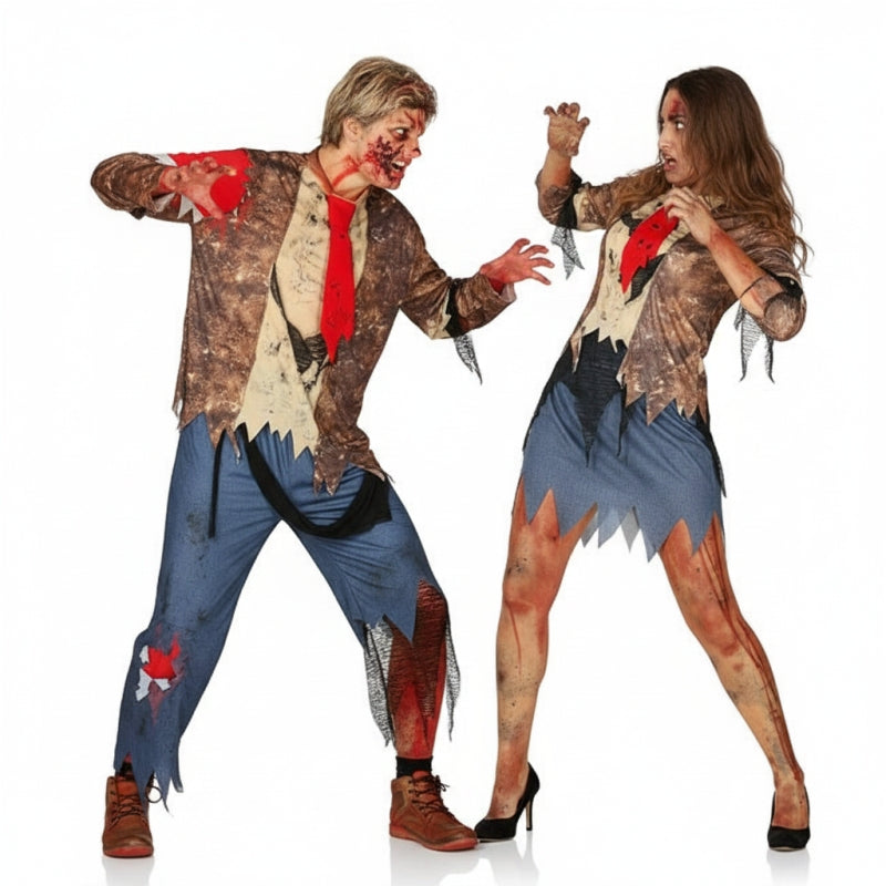 Pareja Zombies Malditos