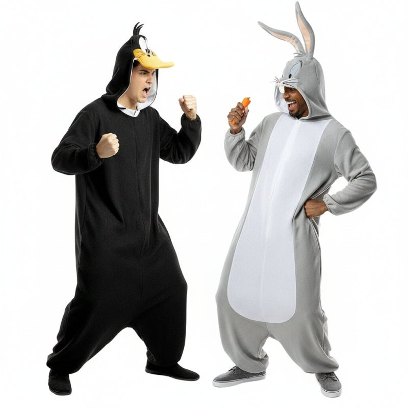 Pareja de Bugs Bunny y el Pato Lucas