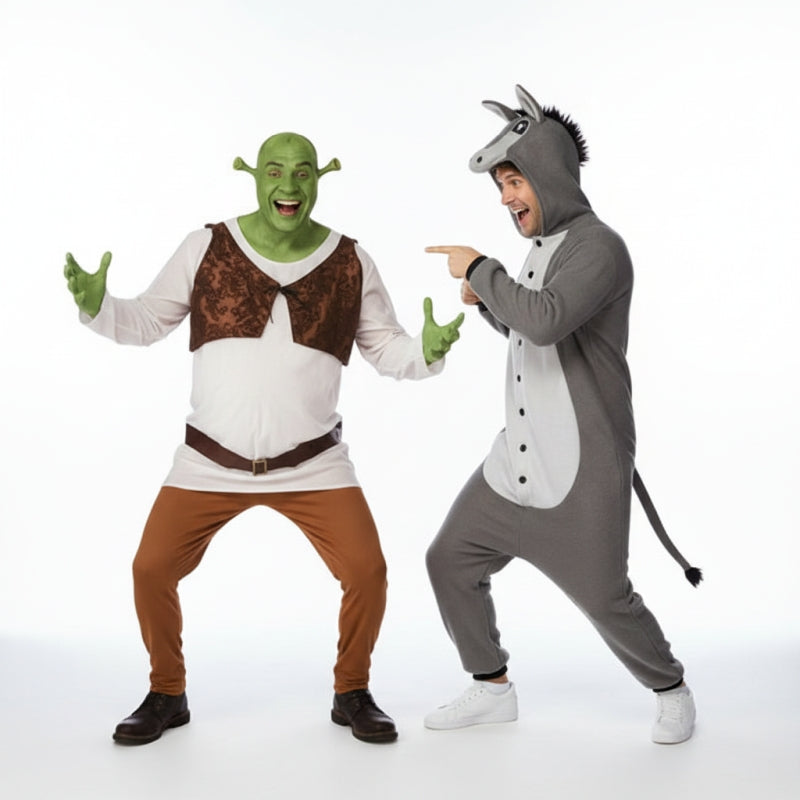 Pareja de Shrek y Asno