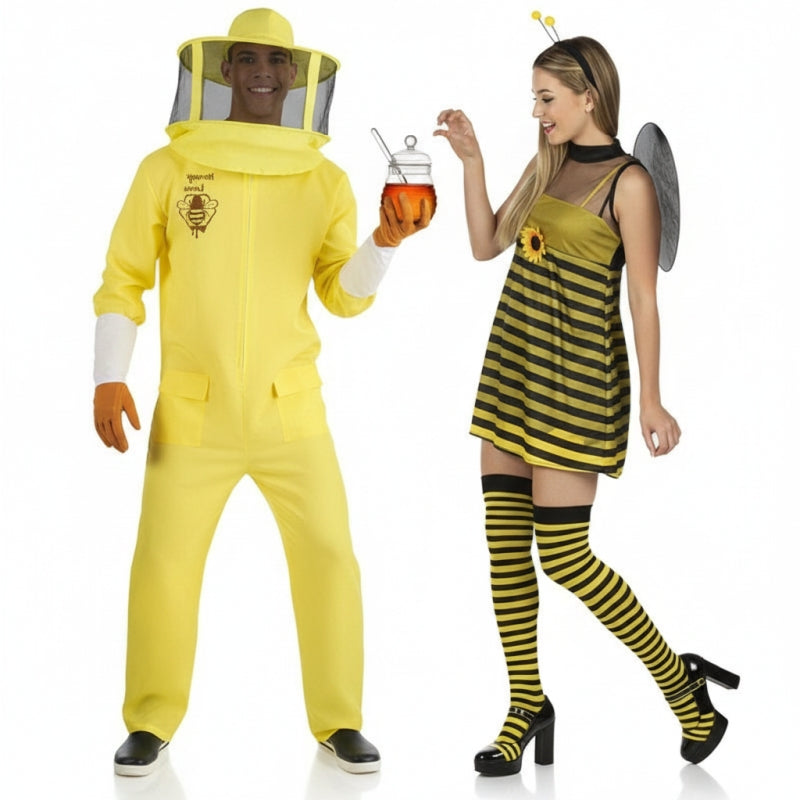Pareja de Apicultor y Abejita