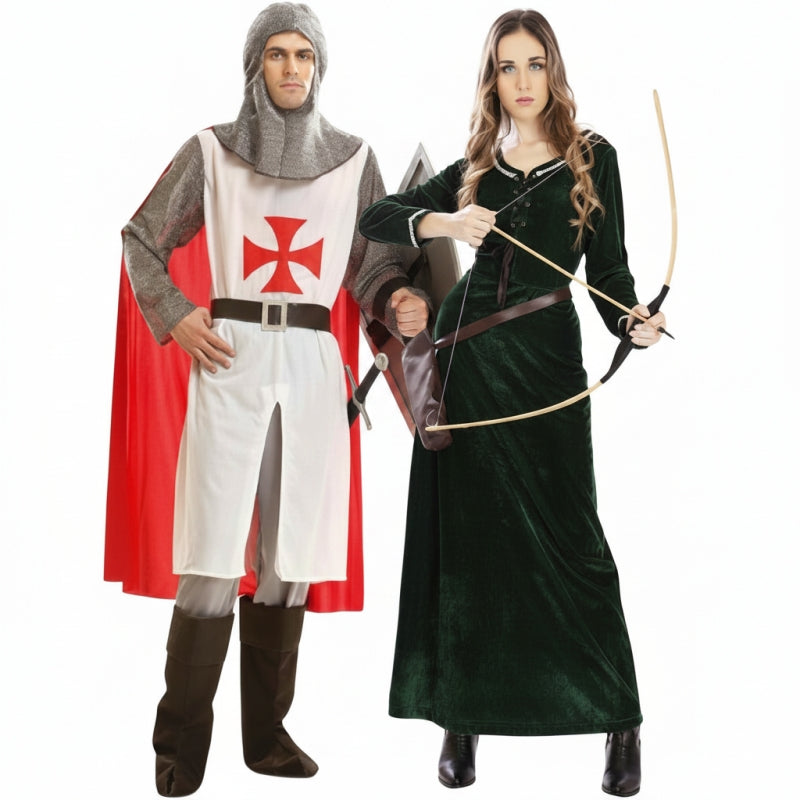 Pareja de Guerreros Medievales