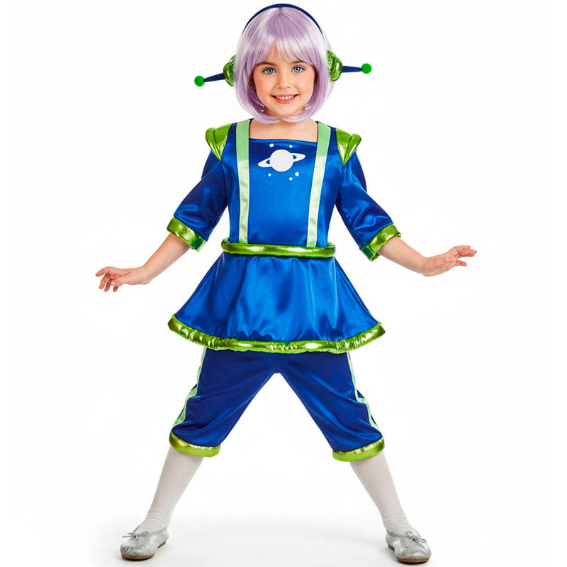 Disfraz de Alienígena para niña Bis
