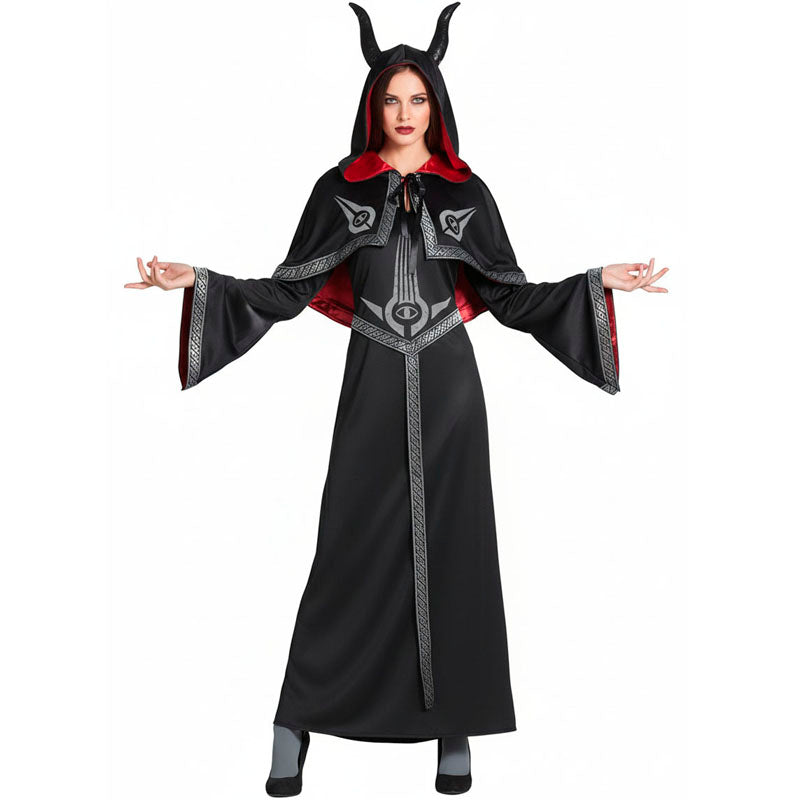 Disfraz de Demonia Sectaria para mujer Bis