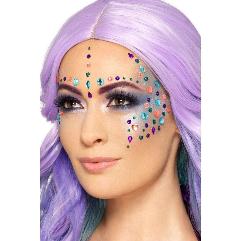 Maquillaje Joyas Faciales Multicolor