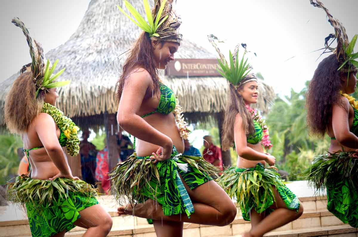 disfraz hawaiana casero