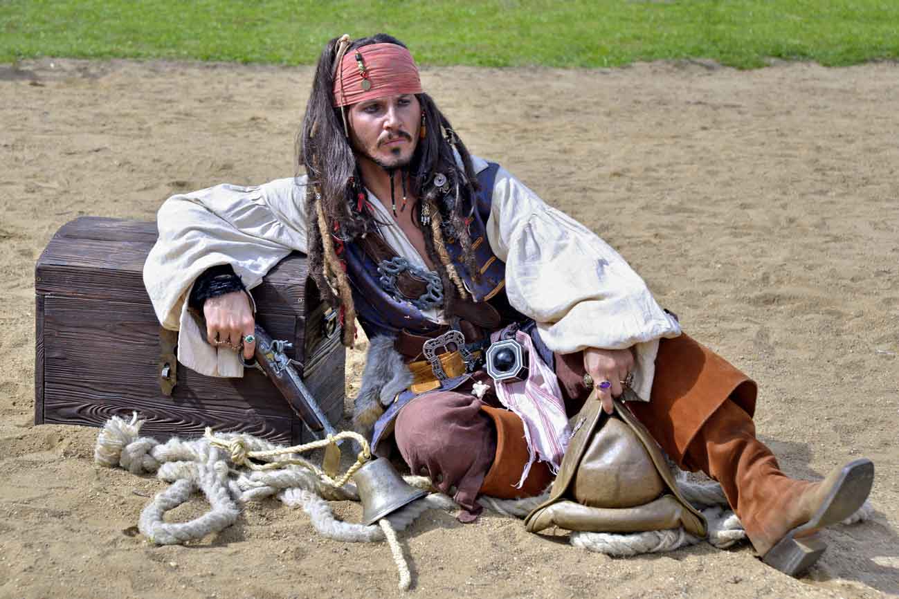 disfraz de pirata casero
