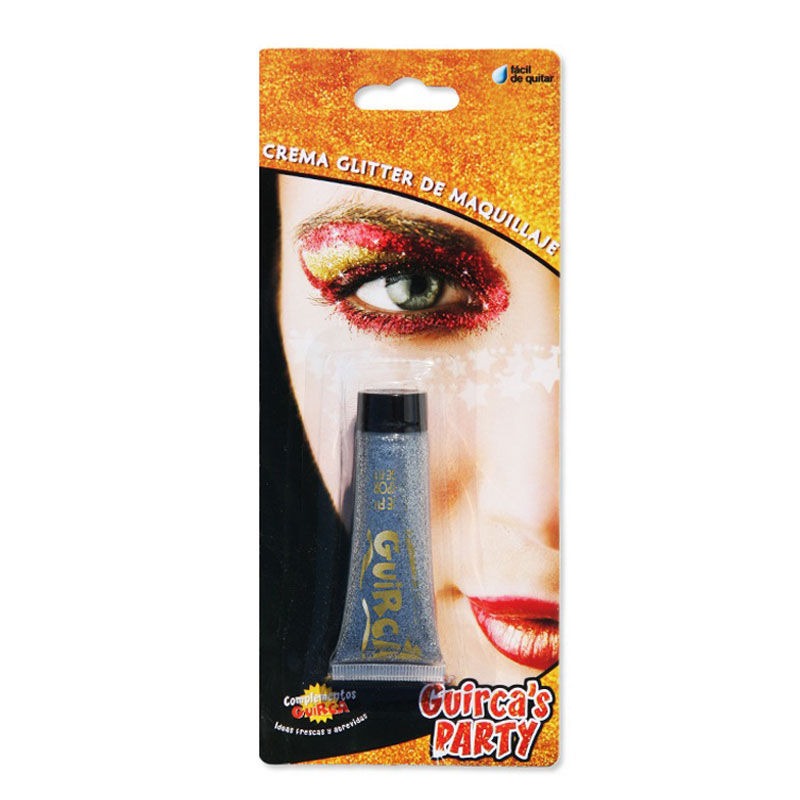 Tubo Glitter Plata