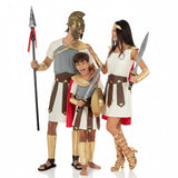 Grupo Gladiadores Romanos con capa
