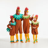 Grupo Gallos y Gallinas Marrones