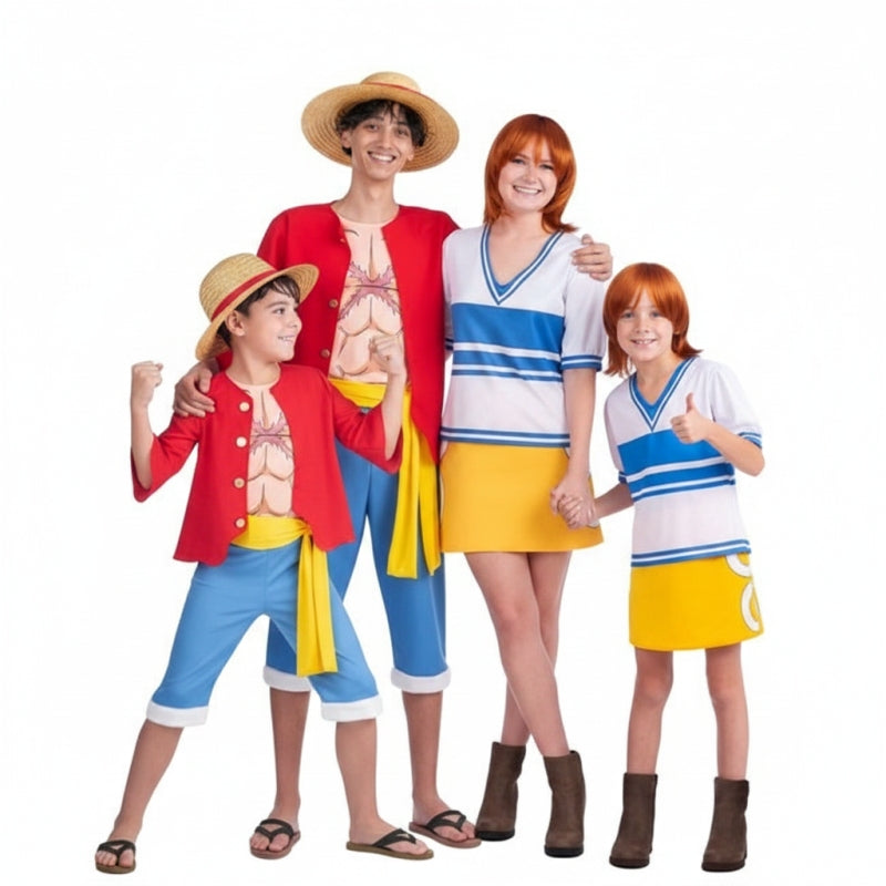 Grupo Luffy y Nami de One Piece