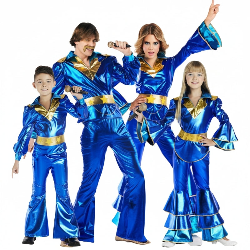 Grupo Disco Abba de color azul