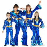 Grupo Disco Abba de color azul