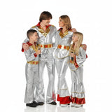Grupo Disco Abba de color plata