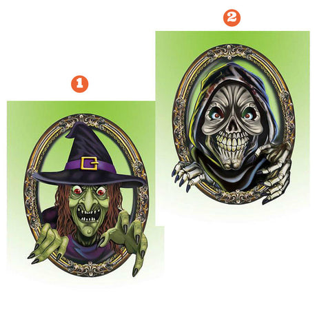 Letrero Monstruos Halloween decoración