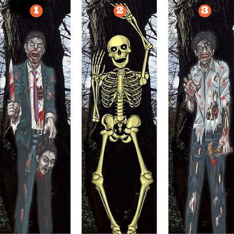 Cartel Zombi Pared Halloween