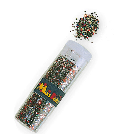 tubo maquillaje purpurina iris