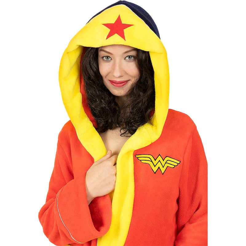 Bata de Wonder Woman para adulto 
 Detalle