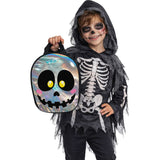 Bolsa Calavera Metalizada Detalle