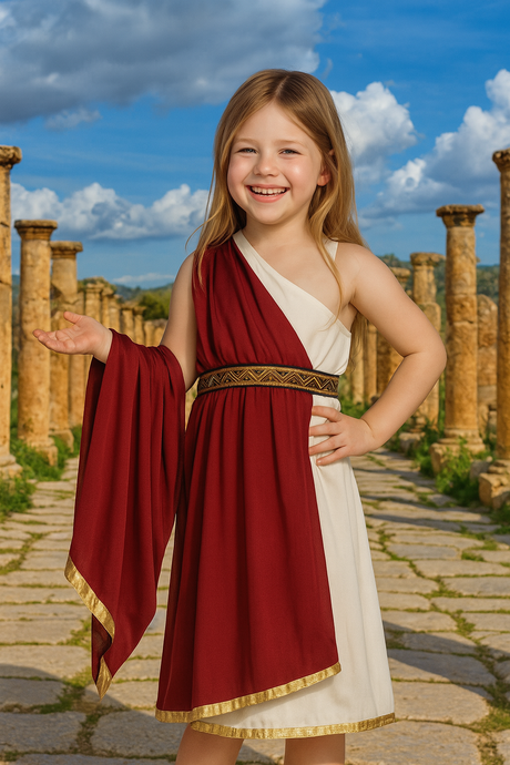 Disfraces Romanas y Griegas para niña