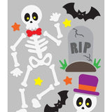 Decoración Gel Esqueletos Halloween Detalle Bis