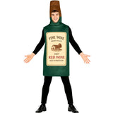 Disfraz de  Botella de Vino Tinto para hombre