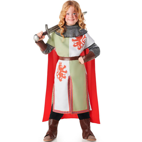 Disfraz de Caballero Medieval León infantil Niña