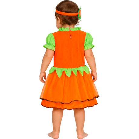Disfraz de Calabaza adorable para bebé espalda