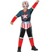 Disfraz de Capitán América Cómic para niño