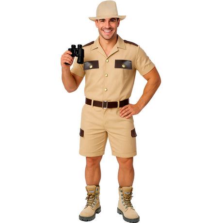 Disfraz de Explorador Safari clásico para hombre