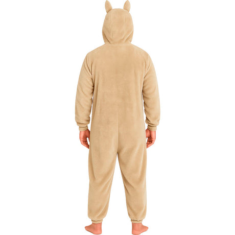 Disfraz de Labubu beige para hombre Espalda