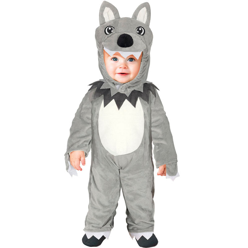 Disfraz de Lobo gris para bebé