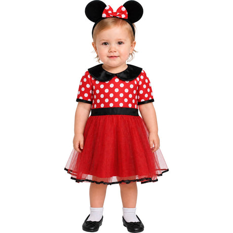Disfraz de Minnie Mouse para bebé